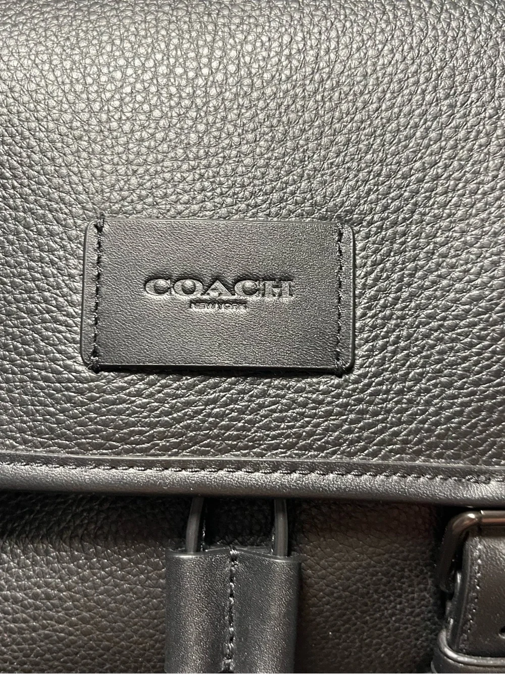 Coach pebbled leather